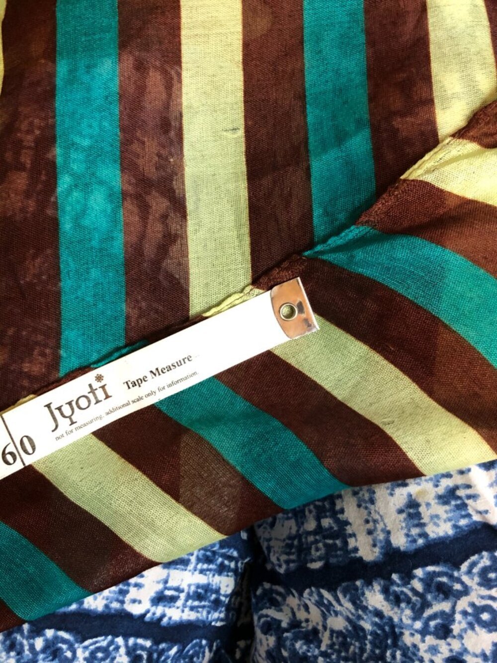 Striped Rectangle Scarf - Picture 2 of 5